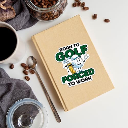 Image of Golf Sticker 8 Pcs (Large Size) Vinyl Stickers Laptop Waterproof Decal for Car Bumper Water Bottle Notebook Luggage Window Party Birthday Decorations - Size 4 Inches