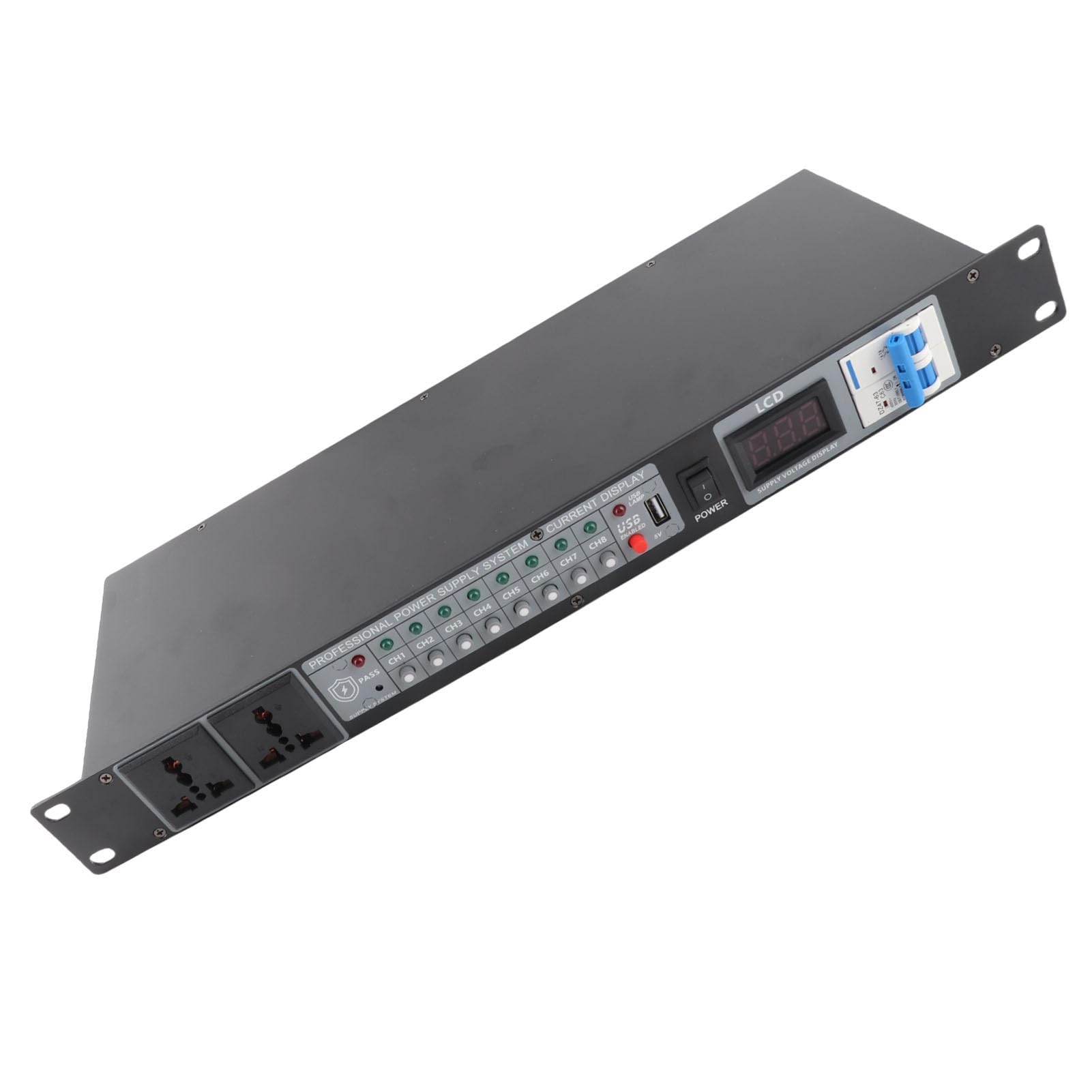 Yctze Sekwencer Zasilania 10 Gniazd 110–220 V do Sprzętu Audio (wtyczka UE)