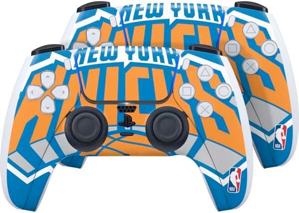 Skinit Decal Gaming Skin Compatible with PS5 Controller - Officially Licensed NBA New York Knicks Large Logo Design