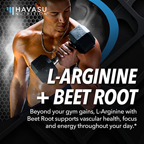 L Arginine Powder | L-Arginine L-Citrulline Organic Beet Root And S7 Plant-Based Ingredients For Pre Workout And Post Workout | Nitric Oxide Supplements For Men & Women | Tangerine L-Arginine Powder #TOP6