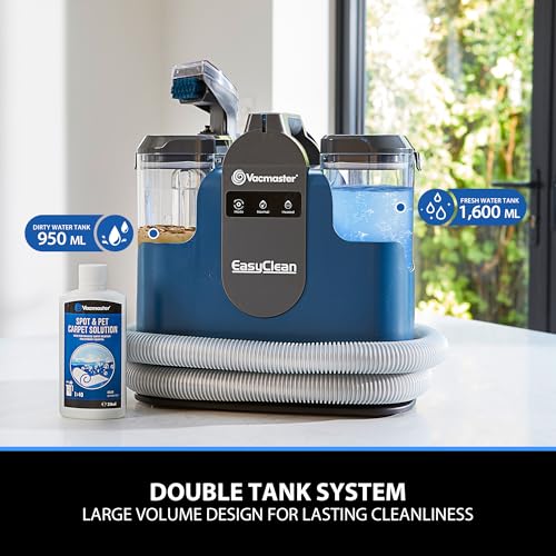 Vacmaster SCC1201H 500W Erhitzt Waschsauger Teppichreiniger Polsterreiniger Gerät für Teppich Waschsauger für Polster & Auto Flecken Sofa Reinigungsgerät