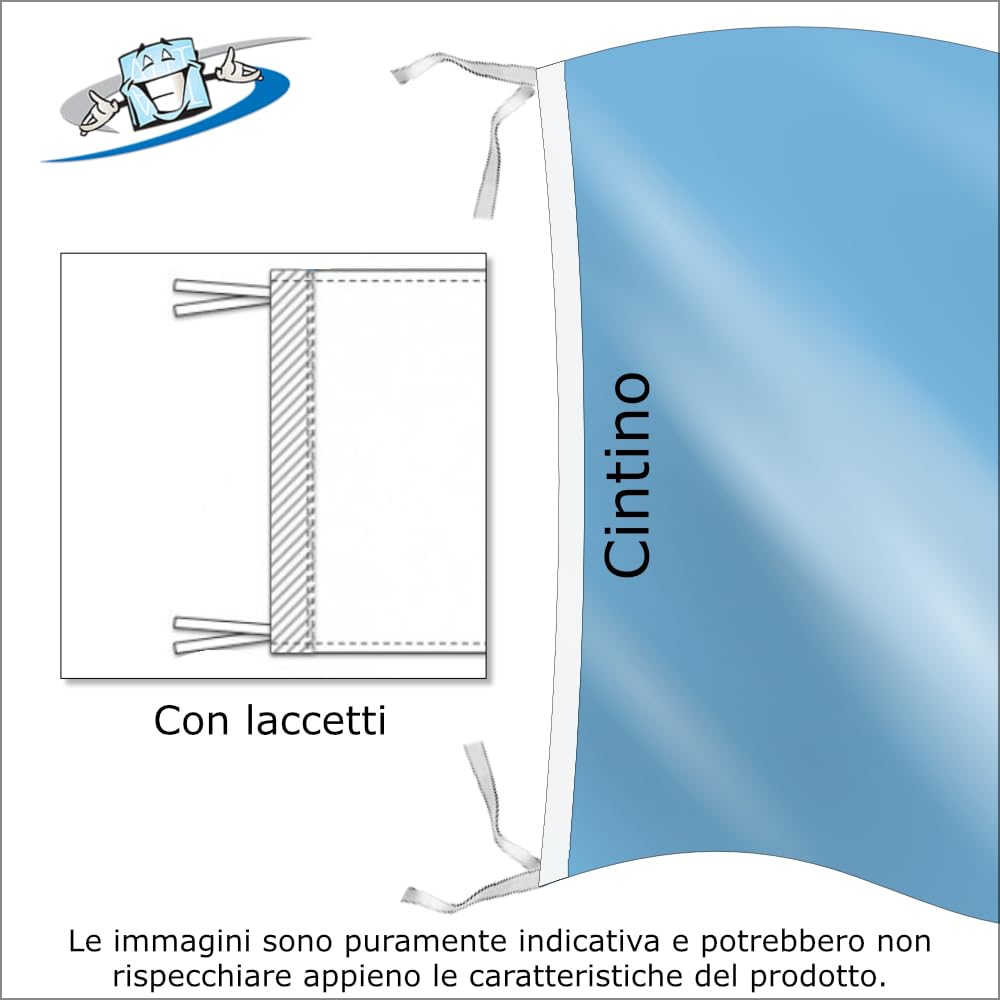 Bandiere rettangolari personalizzate in tessuto nautico pesante155 g/mq o microforato110g/mq orizzontali o verticali in diverse dimensioni - ordine minimo pezzi in base alla dimensione
