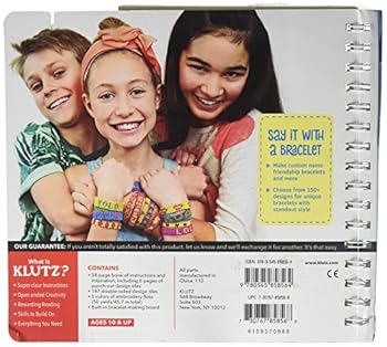 Toy Klutz Personalized Friendship Bracelets Book