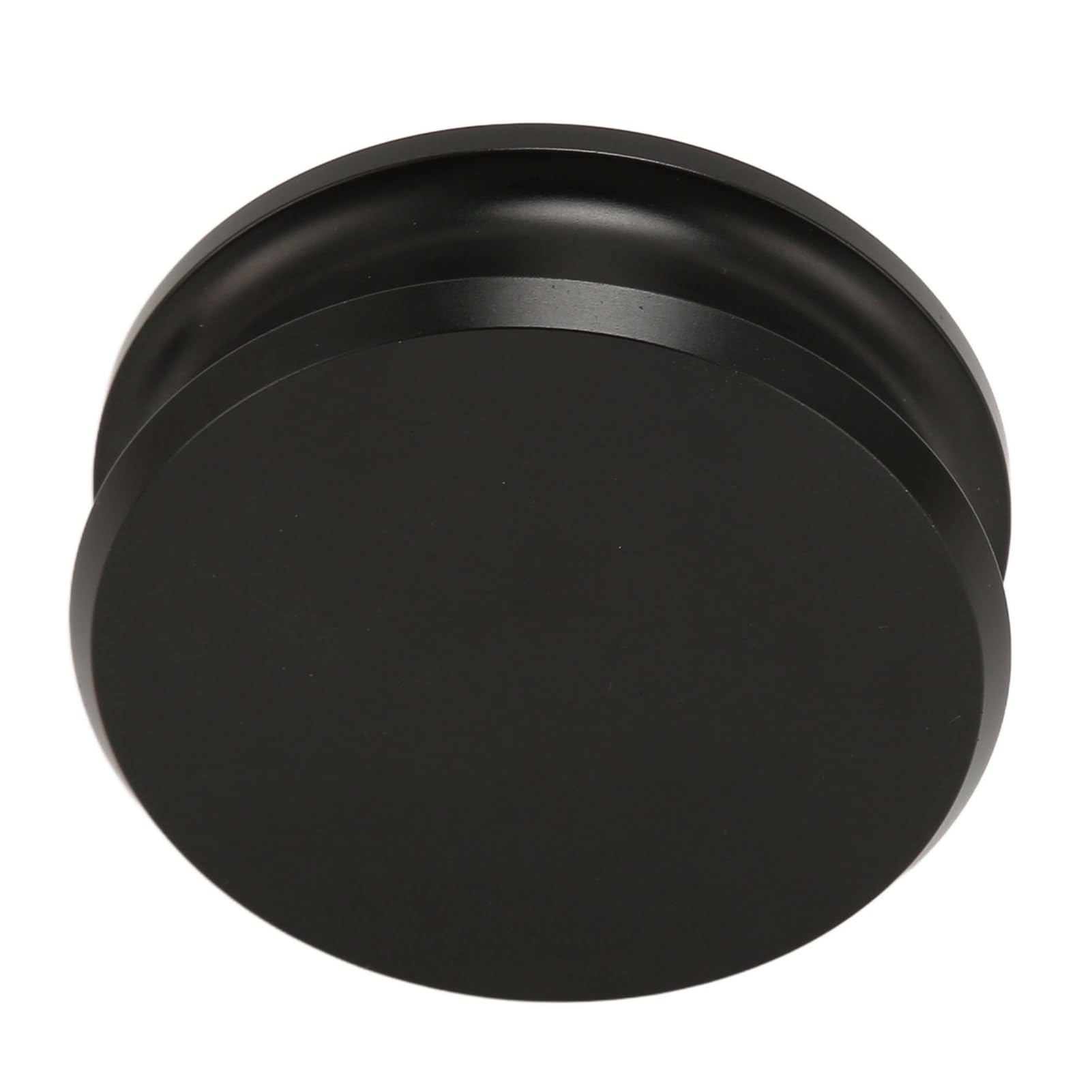 Wakects Morsetti per Pesi per Giradischi, Stabilizzatore di Peso per Giradischi HiFi Professionale in Lega di Alluminio Durevole con Taglio Preciso CNC per a Trazione Diretta (BLACK)