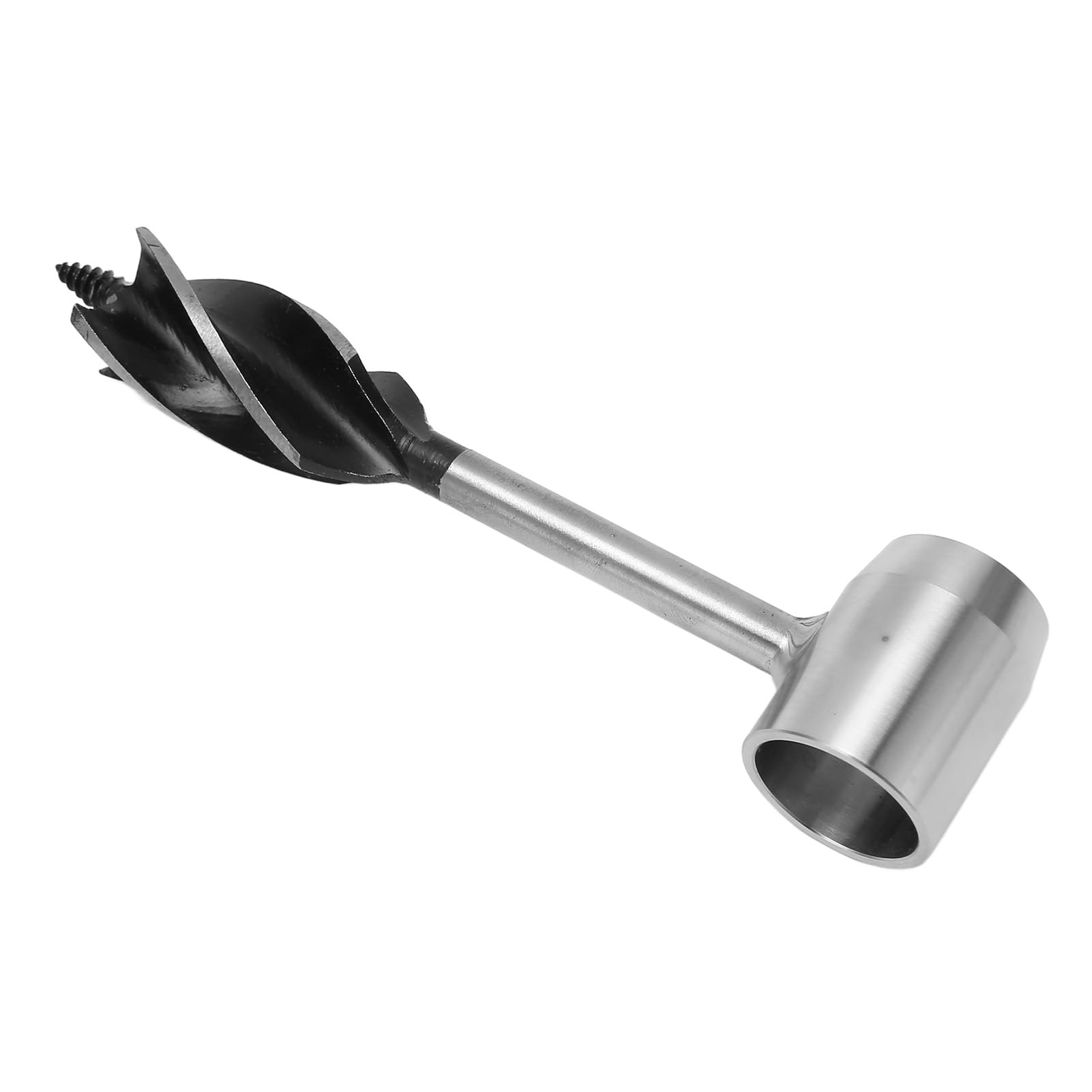 Trivella Manuale Multiuso Bushcraft Auger in Acciaio Al Carbonio Ad Alta Durezza con in Pelle PU per Campeggio