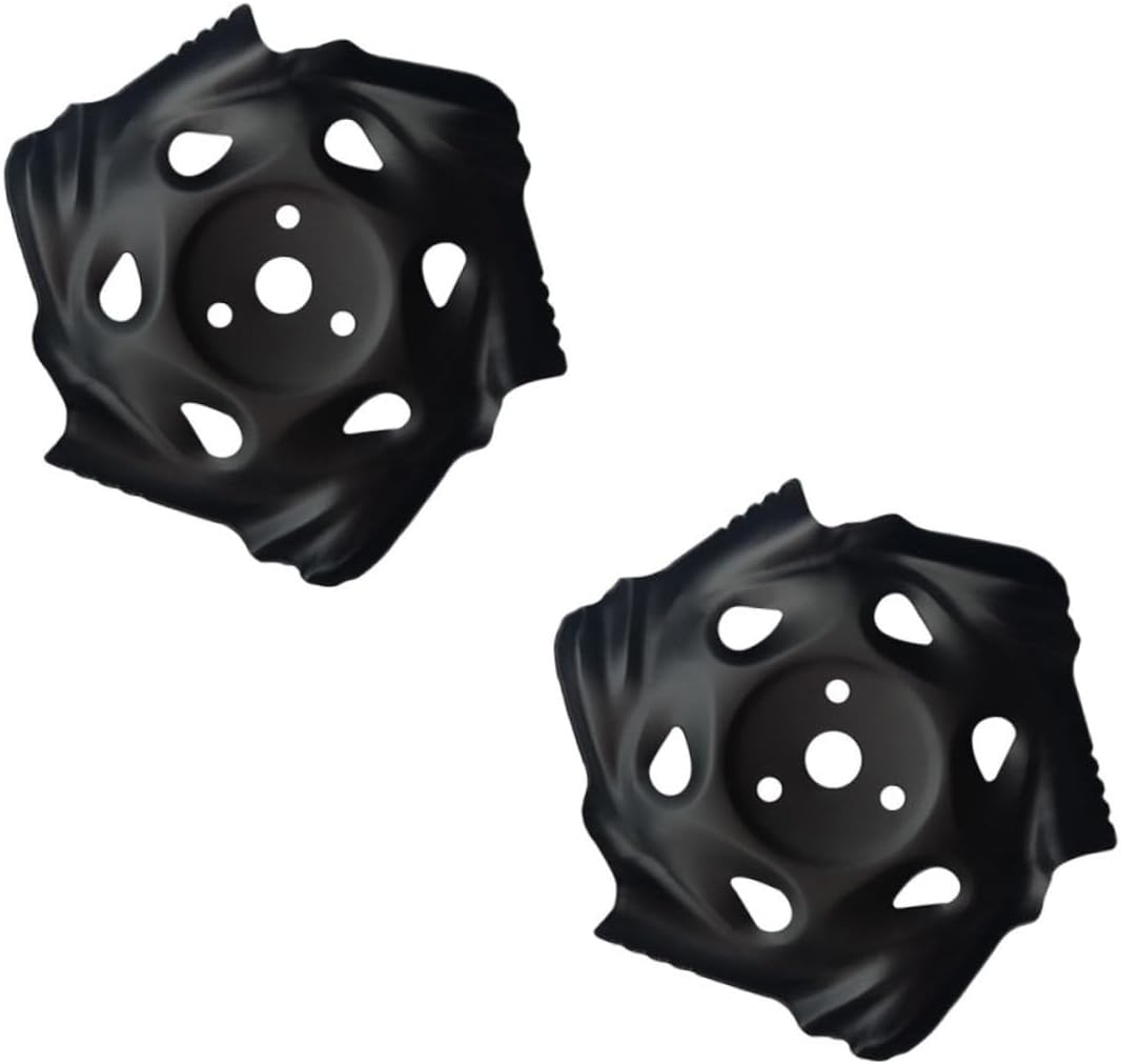 2pcs Manganese Steel Brush Cutter Head for Lawn Mowers Weeder Plate Trimmer Attachment Gardening Tool for Efficient Weed Removal