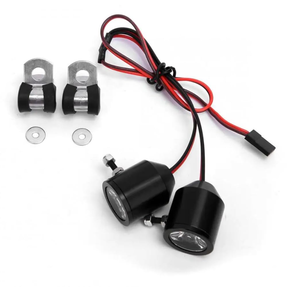 3W Spotlights with Gasket Compatible with Various RC Cars for Realistic Upgrade