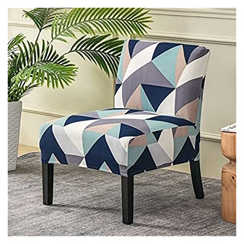 Accent Chair Slipcover Cover High Stretch Armless Chair Covers for Living Room Chair Slipcovers Modern Furniture Protector with Elastic Bottom (Color : #23)