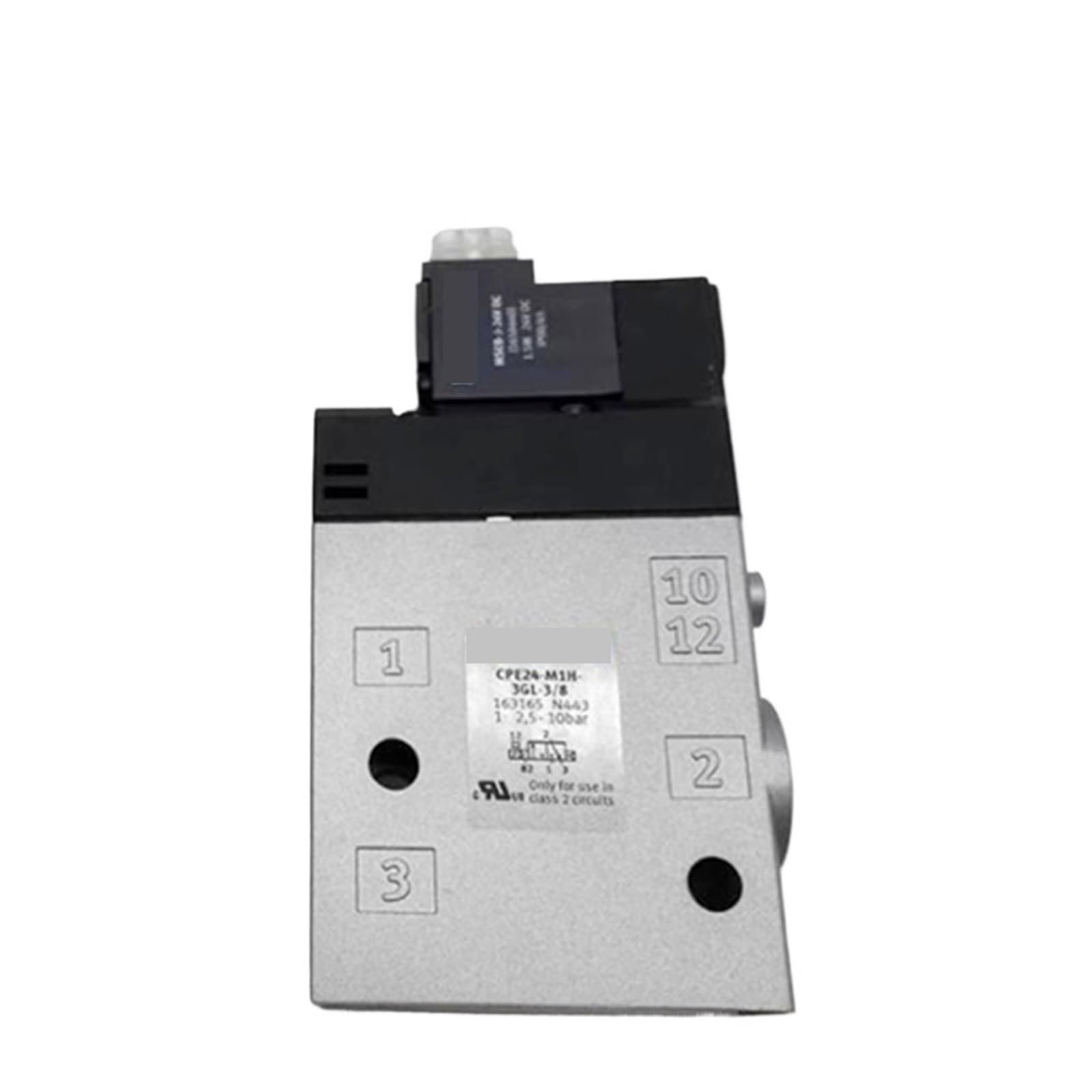 Solenoid Valve CPE24 CPE24-M1H-5L-3/8 163166 CPE24-M1H-5J-3/8 163167 CPE24-M1H-3GLS-3/8 163169 CPE24-M3H-5LS-3/8 163838(163166)
