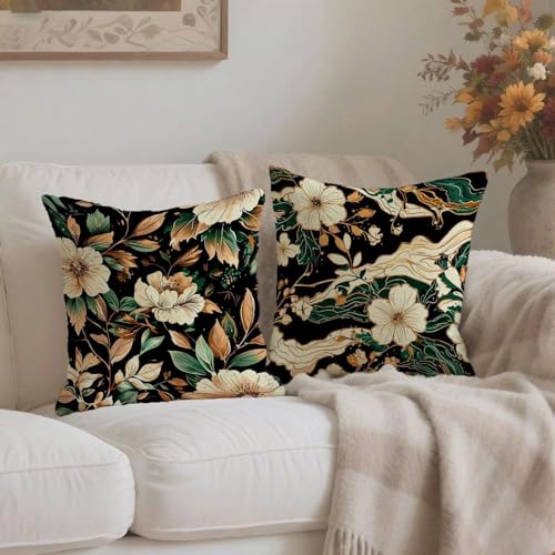 Housse coussin 60x60cm anti tache lin imperméable salon canapé - 4