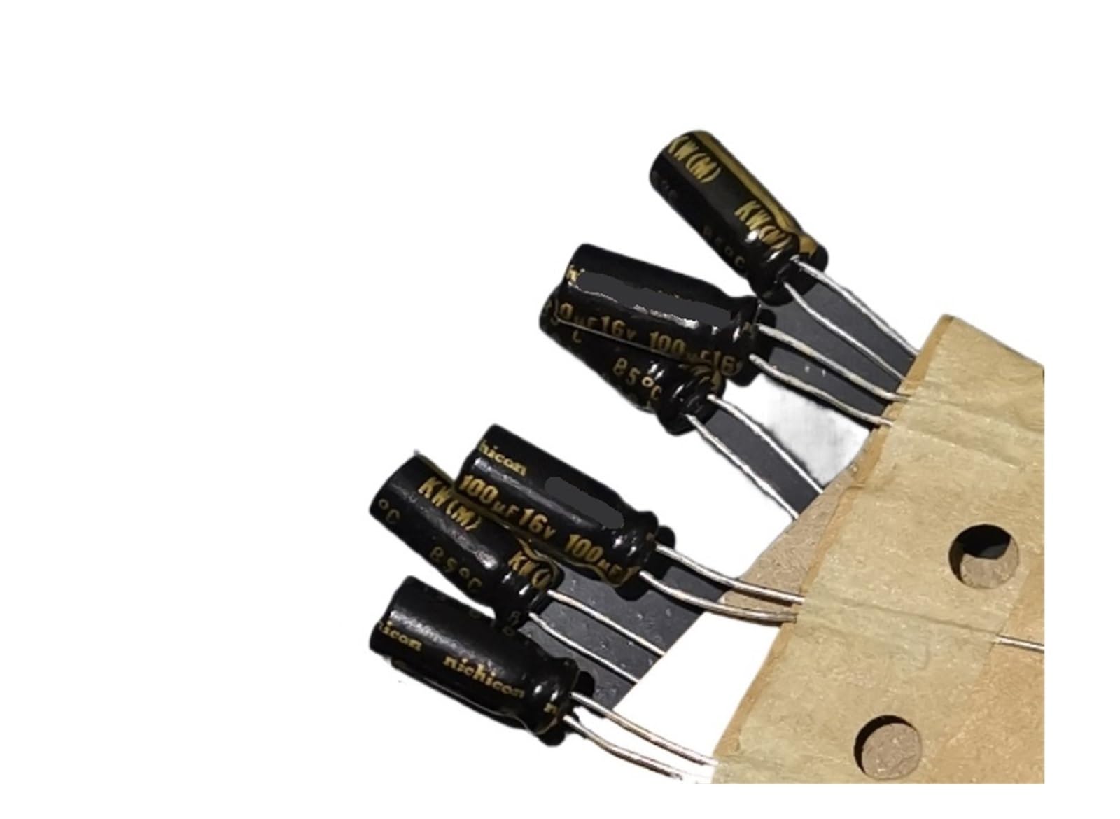 LEOTNNDQ 10pcs K W Series 16V100UF 100UF/16V Electrolytic Capacitors
