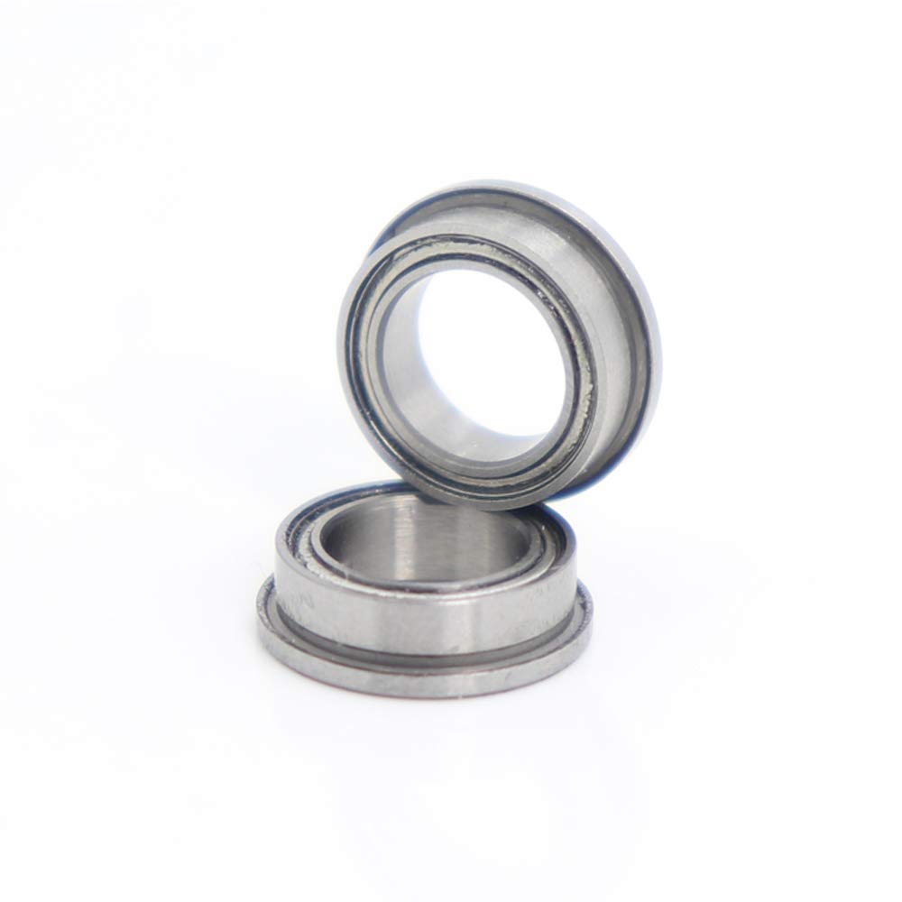 FR2-5ZZ FR2-5 Z ZZ Brida de Apoyo ABEC-1 (10 PCS) Pulgada con Bridas rodamientos de Bolas 3.175x7.938x3.571 mm