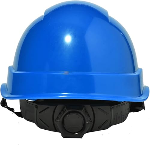 Miniatura 4 de Casco de seguridad personalizado para trabajos de construcción, con suspensión de trinquete ajustable, ala completa con carcasa de abdominales