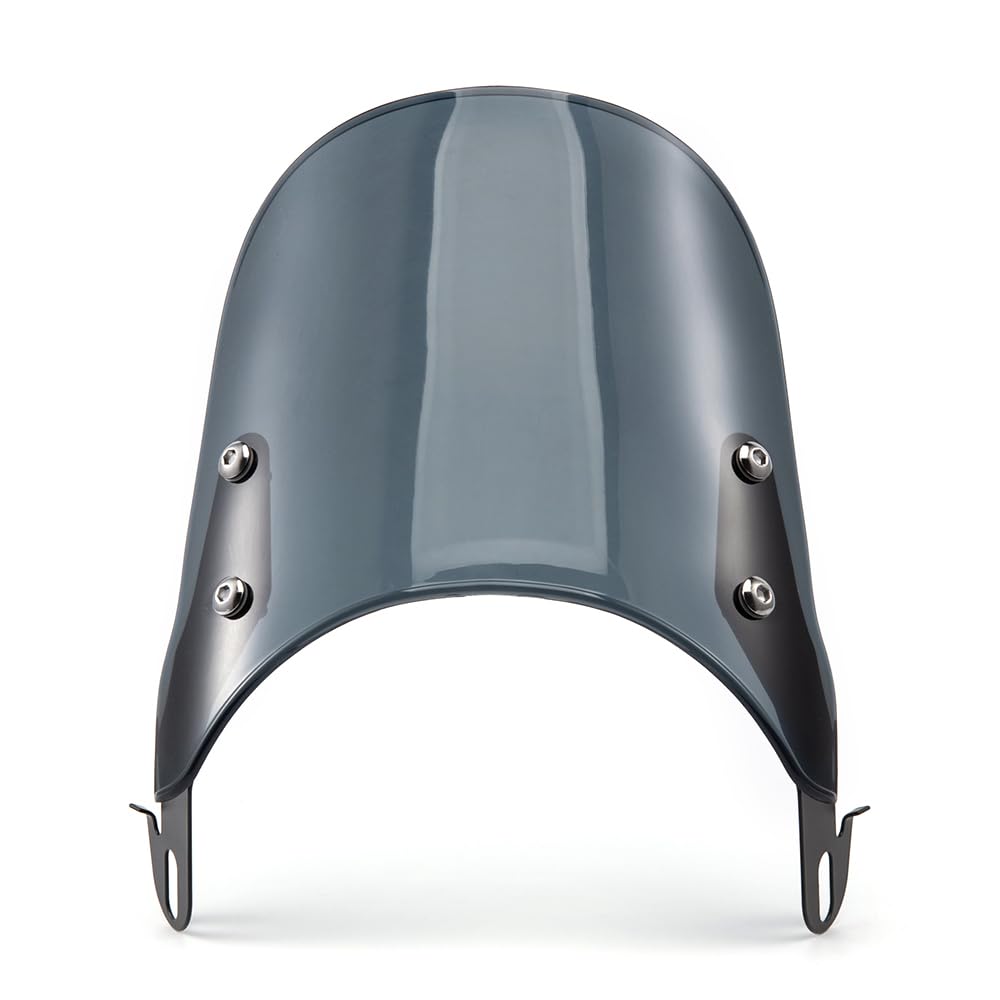 Parabrisas Deflector de Viento Universal para Moto 5 '' - 7 '' Faro delantero (Gris)