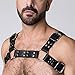 Goobester Leather Chest Harness Men Adjustable Body Bondage Harness Belts Style 4