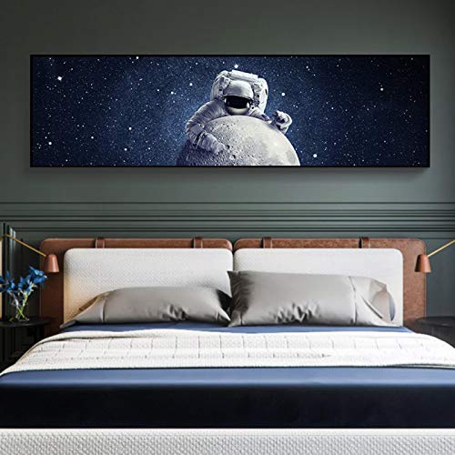 Peinture sur toile espace pour décoration murale maison et salon moderne