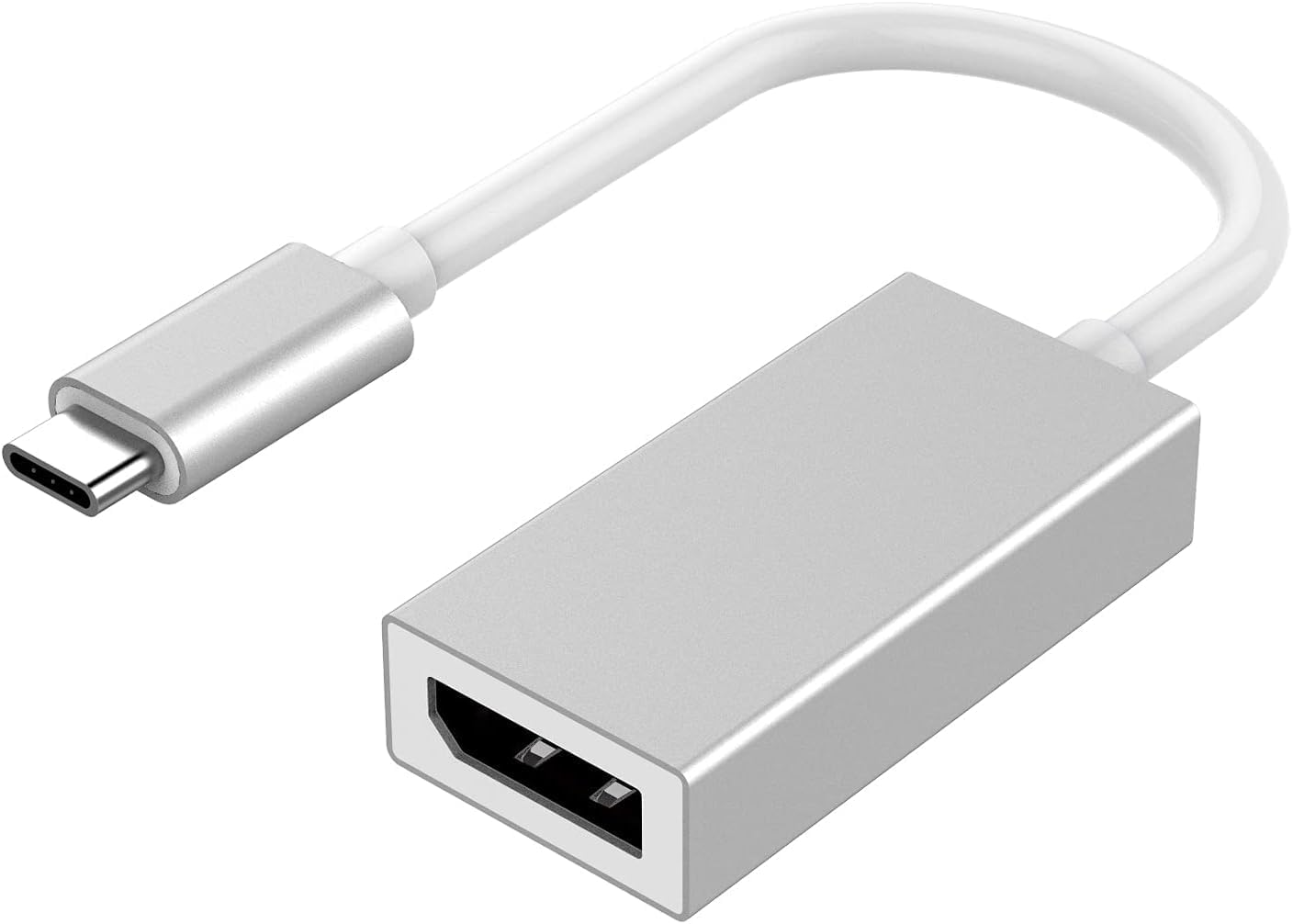 RyzCare USB C to DisplayPort Adapter 8K, USB Type C to DisplayPort Male to Female Cable Converter Compatible with DP/HDTV Or MacBook/Chromebook,Note 8/S8/S8 Plus, iMac, Dell (Silver)-image-21