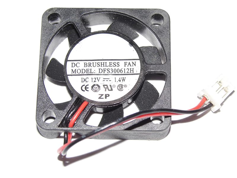 Ventilateur 12V 1.4W DFS300612H compact 30x30x6mm à flux constant
