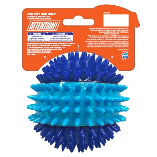 Nerf Dog Pelota Mordible Sonora 3.7in Pack x2 miniatura 4