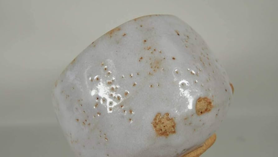 志野焼 抹茶碗 戸松万典作 Amazon.co.jp: 戸松万典 志野焼 茶碗 抹茶茶碗 在銘 万典 共箱