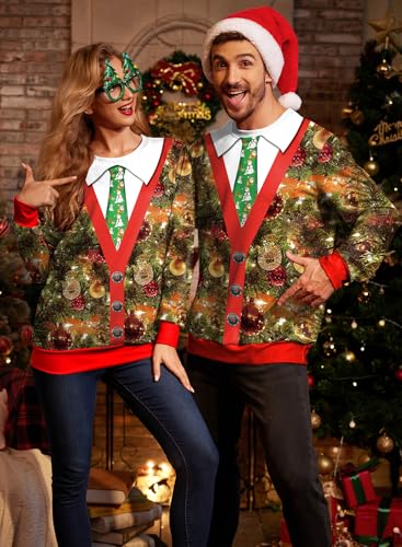 Arvilhill Unisex Funny Sweatshirt 3D Graphic Long Sleeve Christmas Animal Pullover (S-3Xl) 3 Arvilhill Unisex Funny Sweatshirt 3D Graphic Long Sleeve Christmas Animal Pullover (S-3Xl) - Image 4