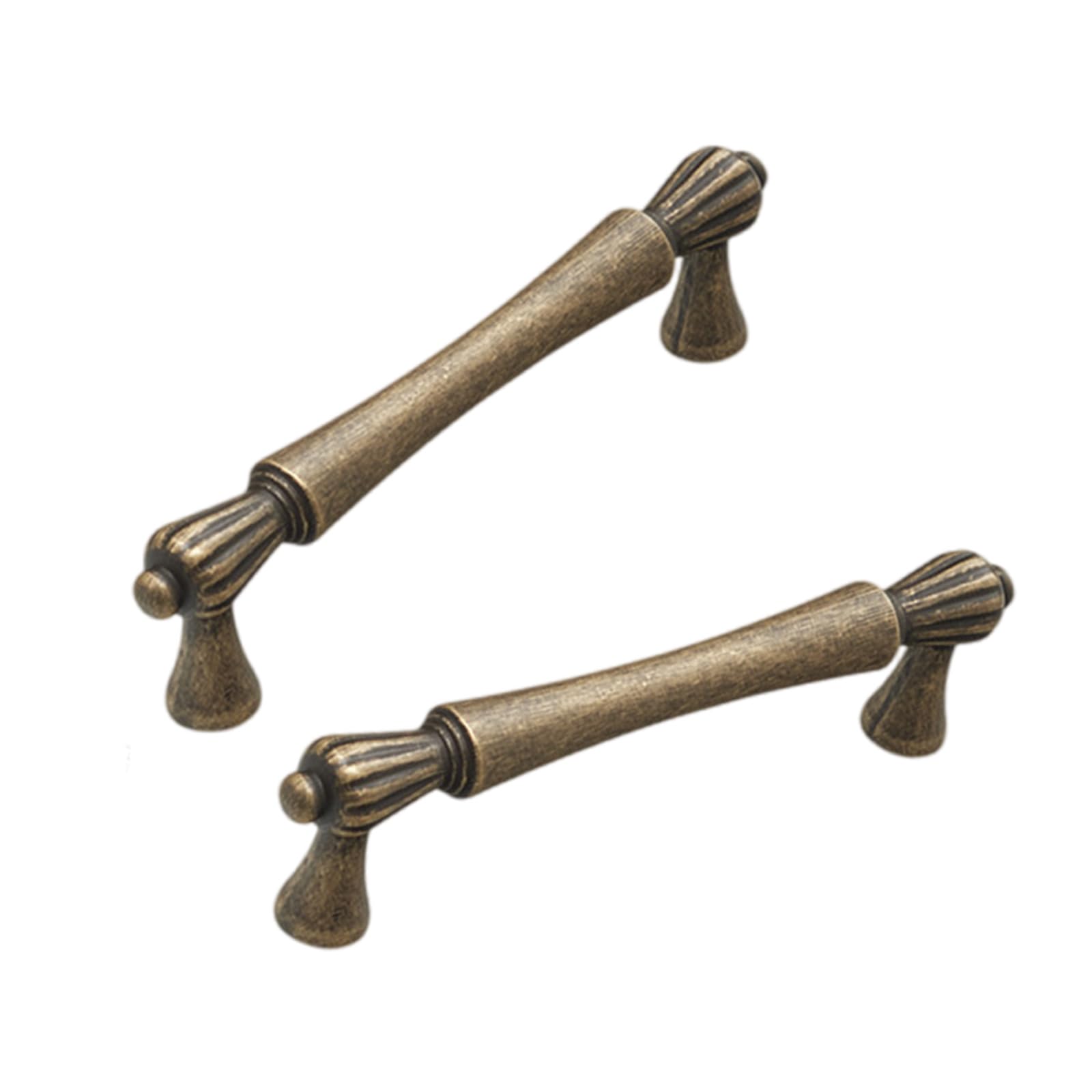 Msioytog 96Mm Of 2 Vintages Styles Bronze Handles Enhancing Elegant Home Interior And Furniture Restoration Casual Use Easy Installion Drawer Handle