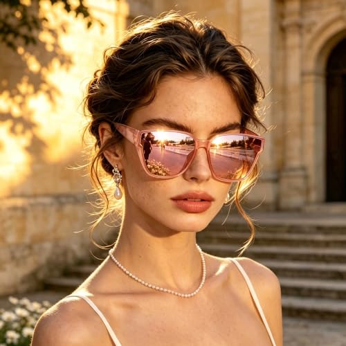 Image of URUMQI Polarized Sunglasses Fit Over Glasses Women Men UV400 Trendy Shades