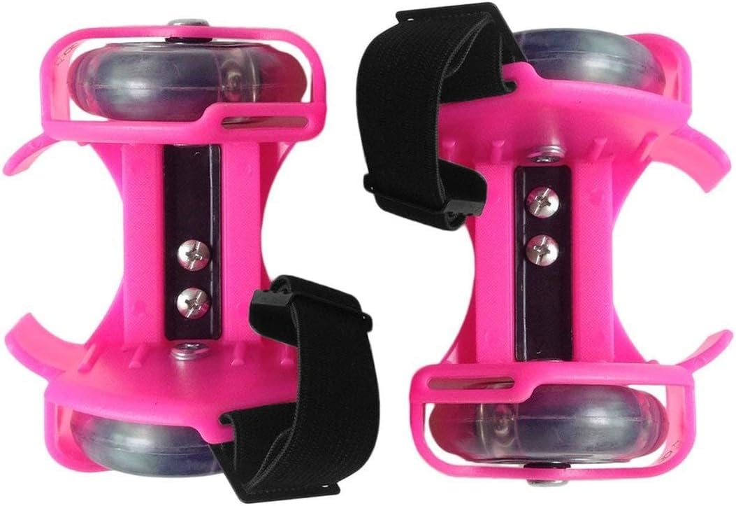 Yameem Flashing Roller Skates Small Whirlwind Pulley Flash Wheel Heel Sports Roller Skates for Children Roller Skates for Kids with Small Whirlwind Pulley Light Up Roller for Boys and Girls