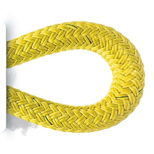 Pelican 1/2" Polyester Rope 150ft Yellow 11,000 lbs Tensile