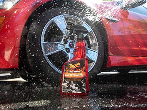 Meguiar's G19124 Hot Rims Chrome Wheel Cleaner - 24 Oz Spray Bottle #TOP5