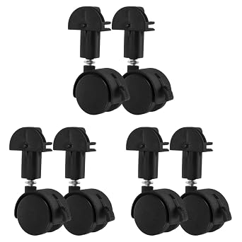 COLLBATH Stem Caster Wheels Replacement for Pet Cage
