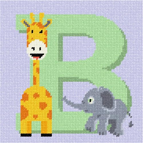 Pepita Needlepoint Canvas: Letter B Baby Animals, 7