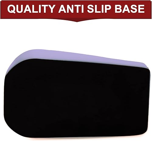 Miniatura 5 de 2 piezas de dispensador de cinta de escritorio con rodillo adhesivo con base antideslizante con peso, púrpura (cinta no incluida)