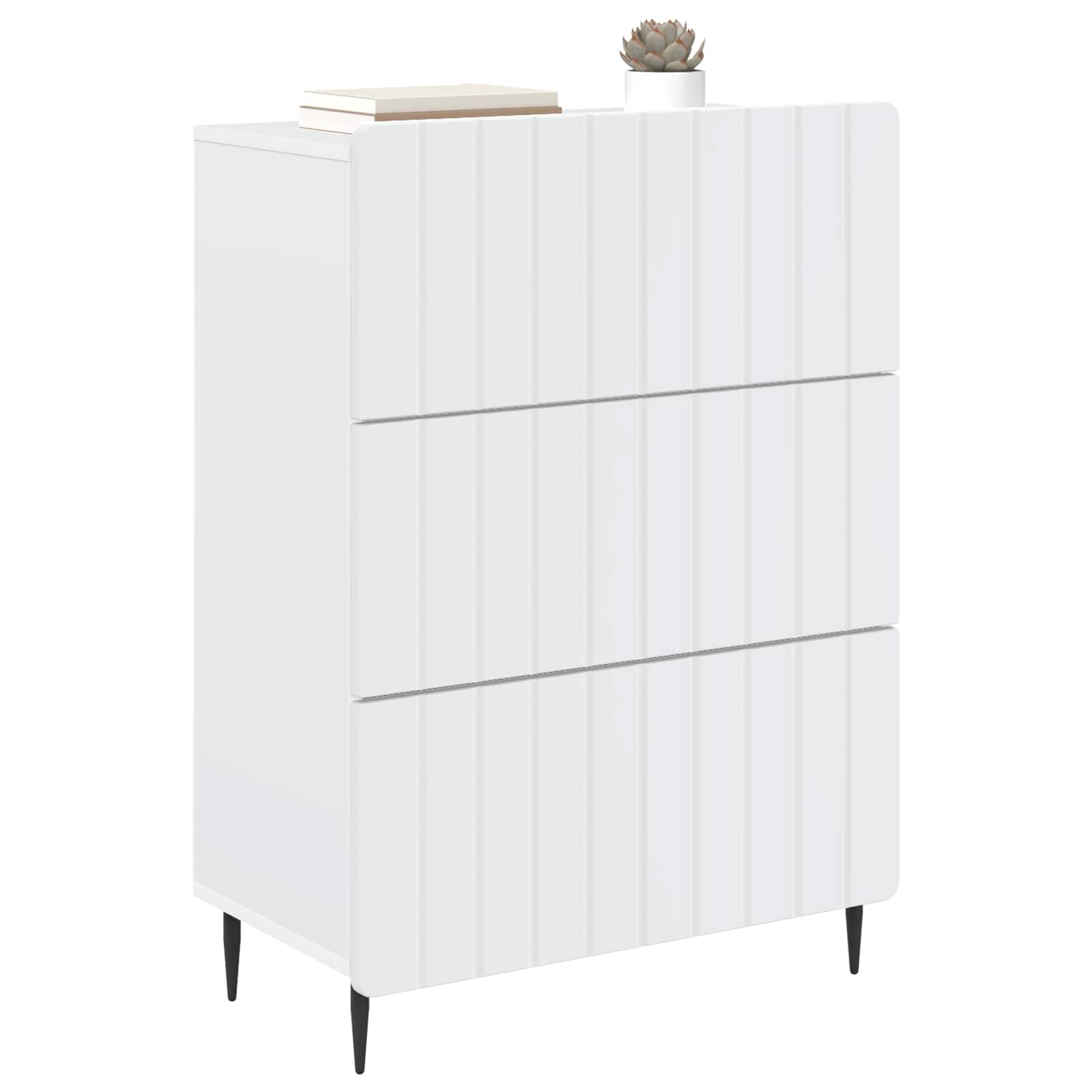 Mobile Con Cassetti Bianco 66 x 34,5 x 92 cm