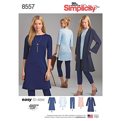 Patron de vêtements de sport Simplicity 8557 pour coudre un legging sur mesure