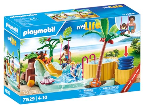 PLAYMOBIL | MyLife | Promo Pack Kinderbecken mit Whirlpool | detailreiches Spielzeug für Kinder ab 4 Jahren | 71529 – Ansicht 2