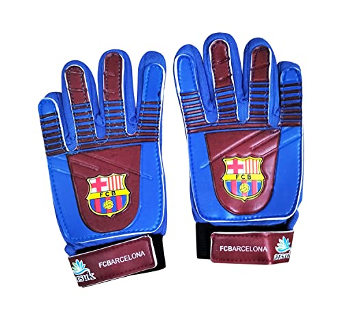 Gants Gardien, de But Enfant Foot ball Prise en Main résistante avec Une Protection optimale des Doigts et Contre Les blessures Goal Keeper Gloves - 9 à 12 Ans