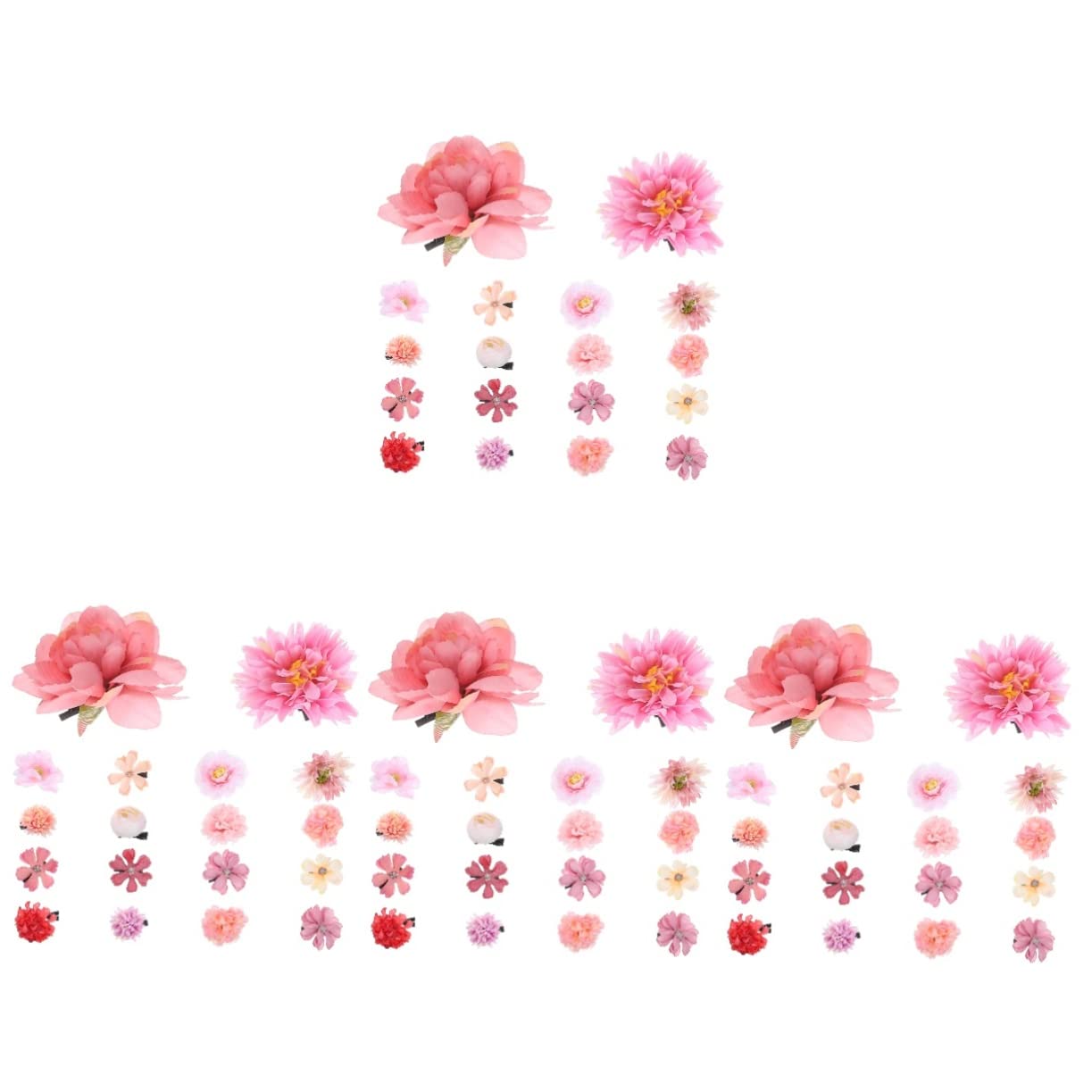 minkissy 72piezas Clip De Pelo Floral Para Niñas De De Cabello Bonitas Accesorios Para Cumpleaños y Actuaciones Horquillas Resistentes y Ligeras y Morado
