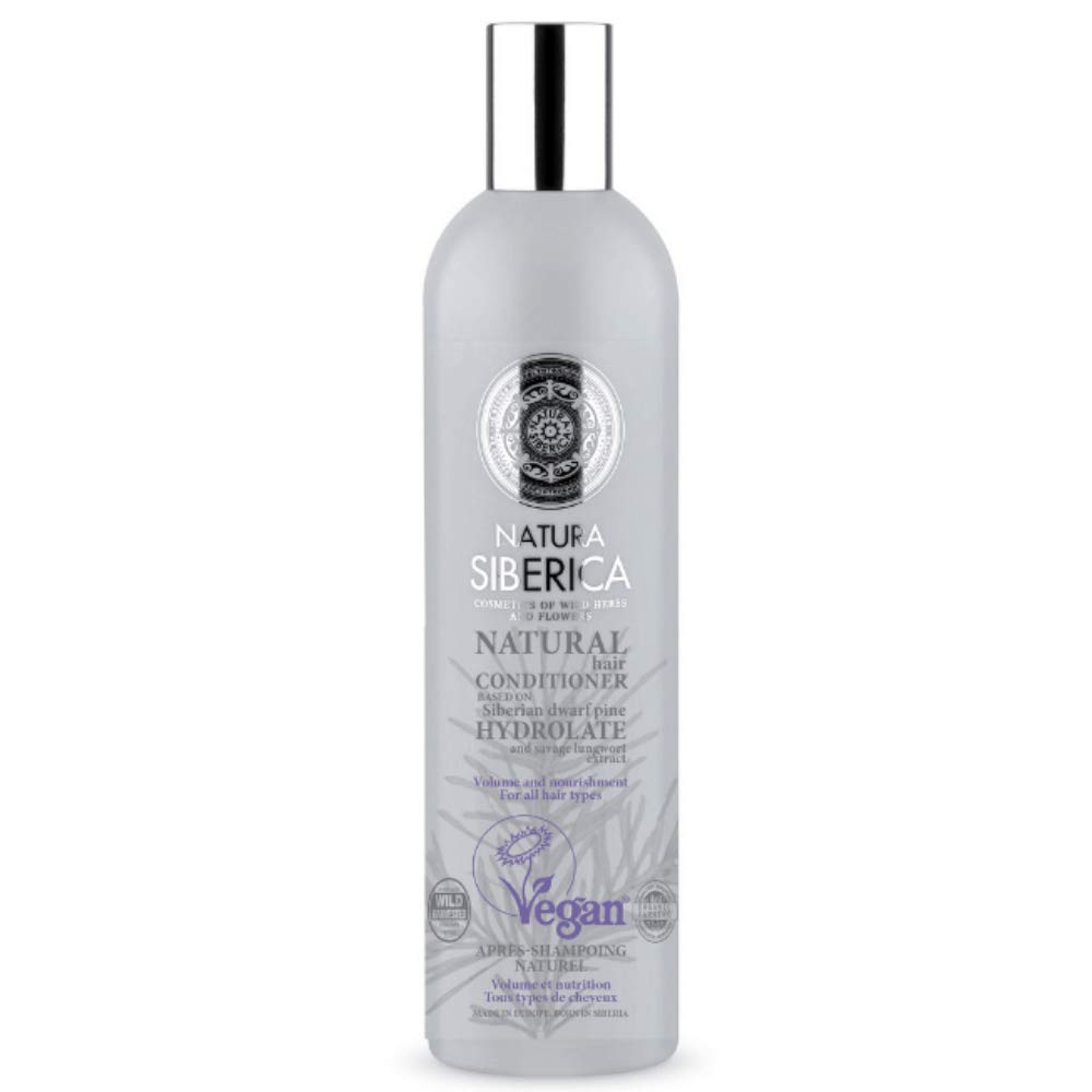 NATURA SIBERICA Natural Hair Conditioner- Nourish & Boost Volume For All Hair Types, 400 ml