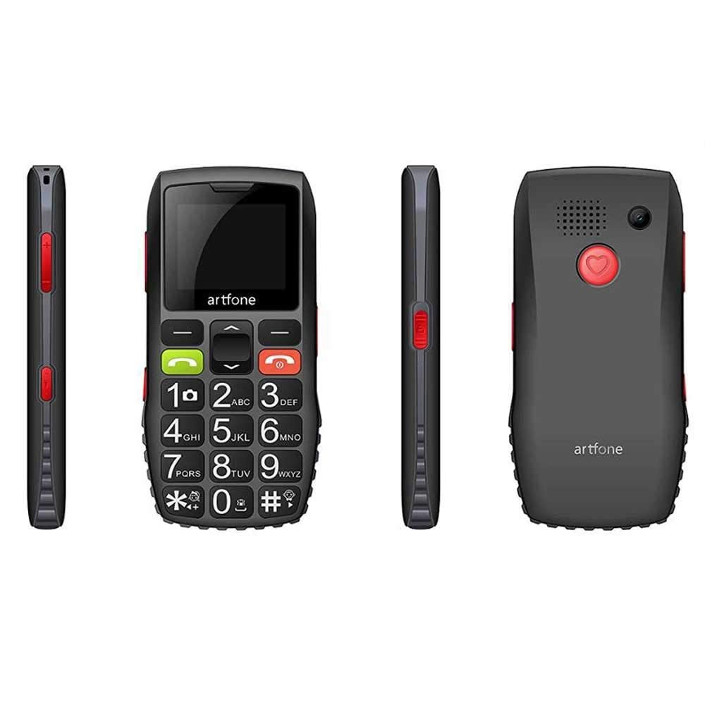 ARTFONE C1 Telefono Cellulare per Anziani Tasti Grandi | Funzione SOS | Artfone C1 Telefono Cellulare per Anziani con Tasti Grandi | Funzione SOS | Doppia SIM | Chiamata Rapida | Torcia