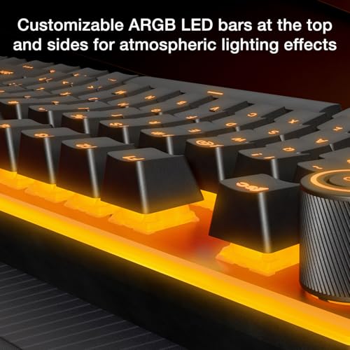 Image of be quiet! German Light Mount Mechanical Keyboard | Tactile | Hot-Swappable Lubricated Silent Switches | 3D Media Wheel | ARGB Keyboard | Quality PBT Double-Shot Keycaps | Programmable | BT004DE