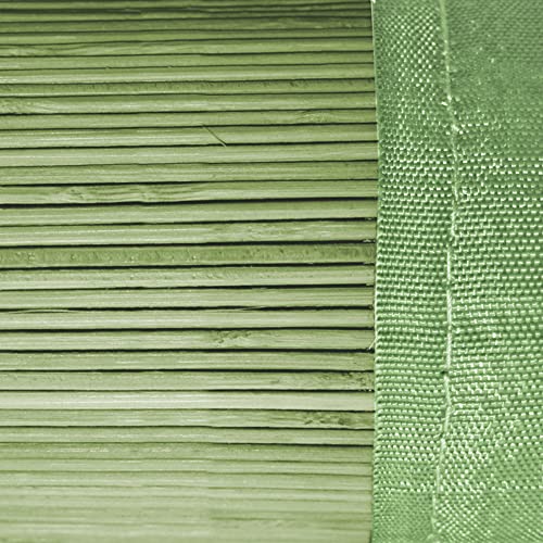 VERDELOOK Oceania, tapparella in cannette di bambù Sottile, 60x230 cm, Verde