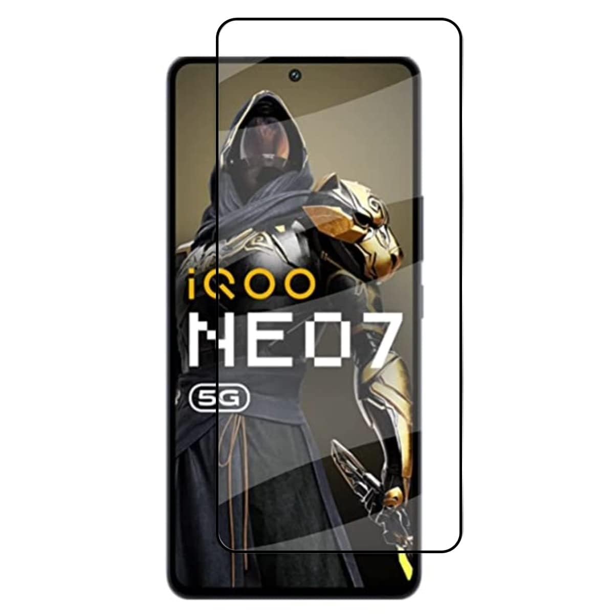 MobiKnight 11D Black Tempered Glass for iQOO Neo 7 Glued edge to edge, iQOO Neo 7 Screen Guard, iQOO Neo 7 Temper Glass, iQOO Neo 7 Tempered Glass (One Tempered Glass) (B0CYTZYTFB) Amazon Price History, Amazon Price Tracker