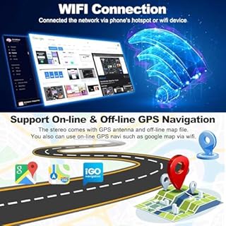 Upgraded Android 13 Car Radio for Jeep Wrangler (2011 2012 2013 2014), 10.2 Inch Car Radio with Carplay&Android Auto Support GPS Navigation, Backup Camera,FM/RDS Radio