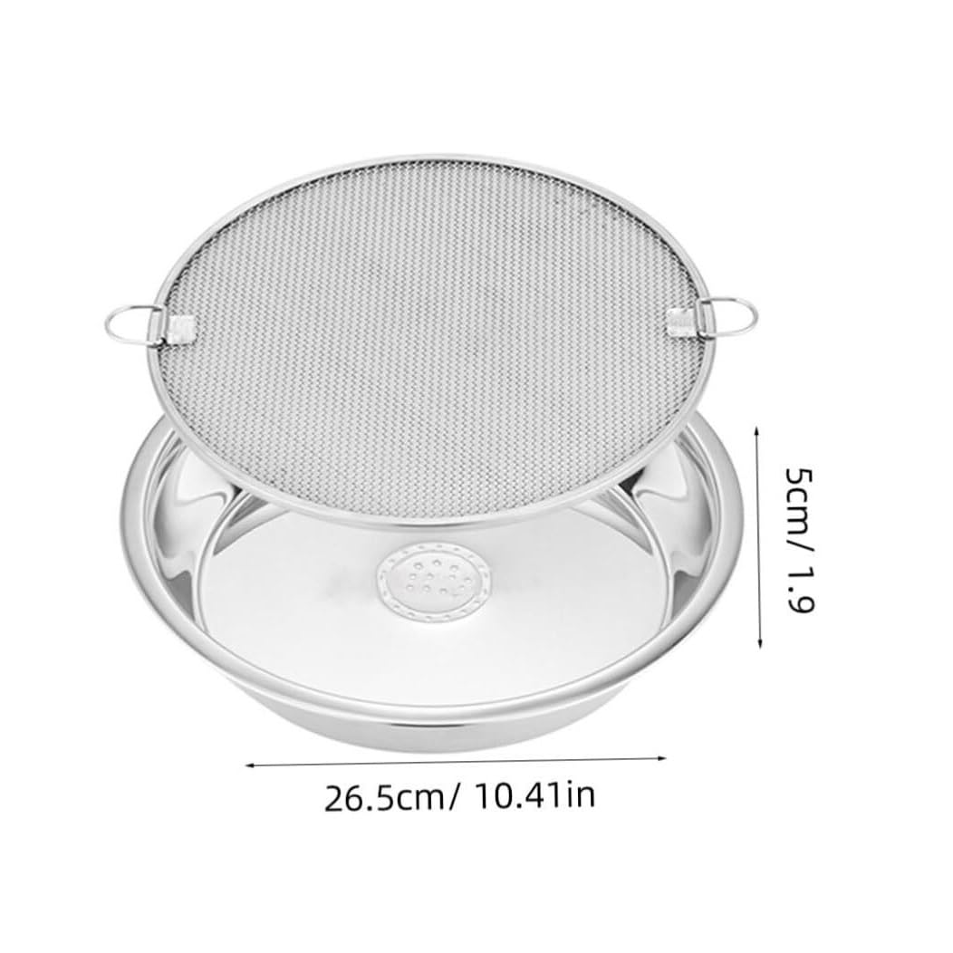 Cesta Freir Rejilla De Drenaje Acero Inoxidable Colador Cesta For Freír Versátil Grasa para Cocina Doméstico