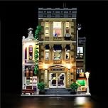 GEAMENT LED Light Kit Compatible with LEGO Police Station - Lighting Set for Creator 10278 Model (Building Set Not Included)