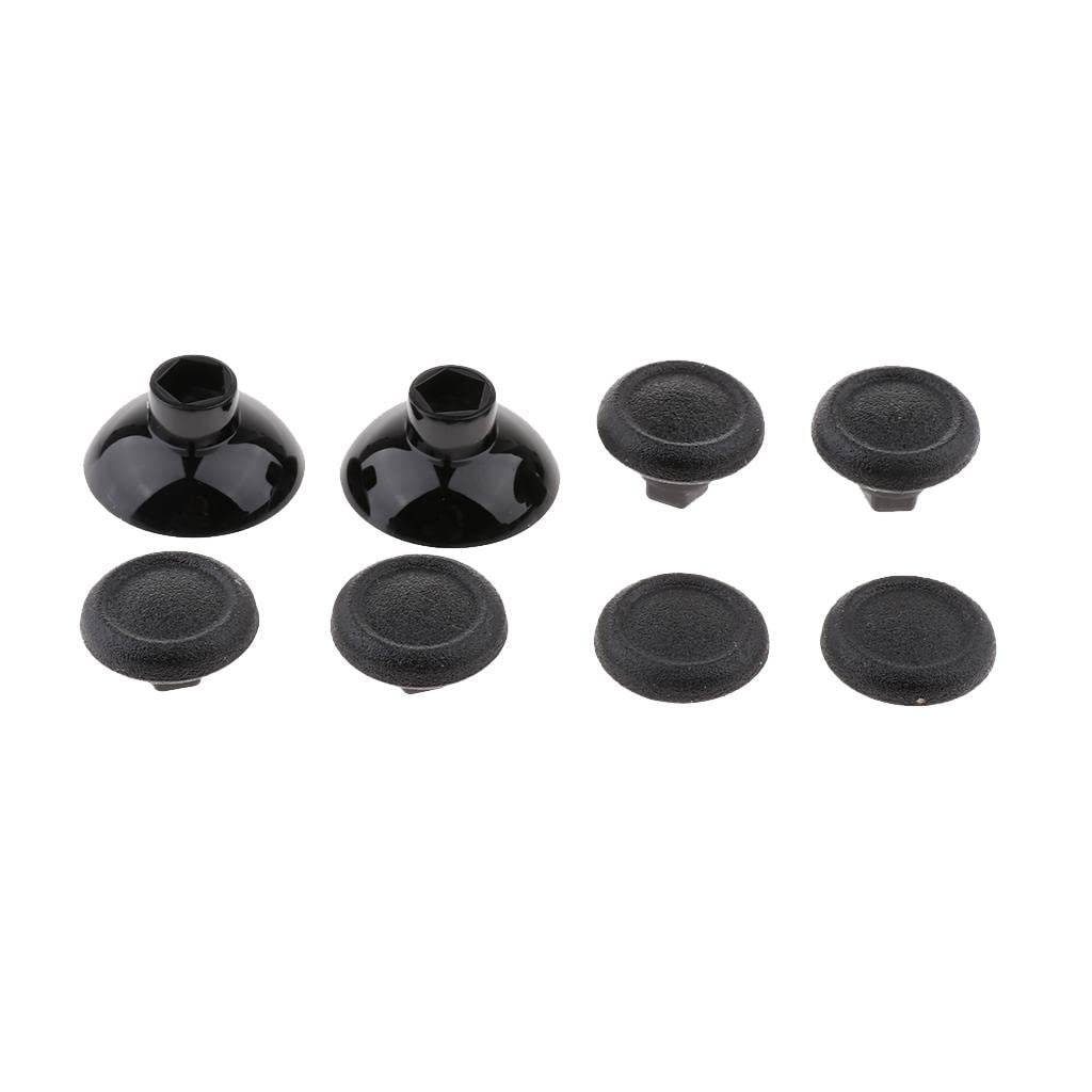 10x8in1 Thumb Grip Thumbstick Joystick Cap for PS4/Slim Controller Black|Video Games & Consoles|Replacement Parts & Tools|(10 Pack) 8Pcs Joysticks Caps for Ps4 Toy Review India (Iknoor World )