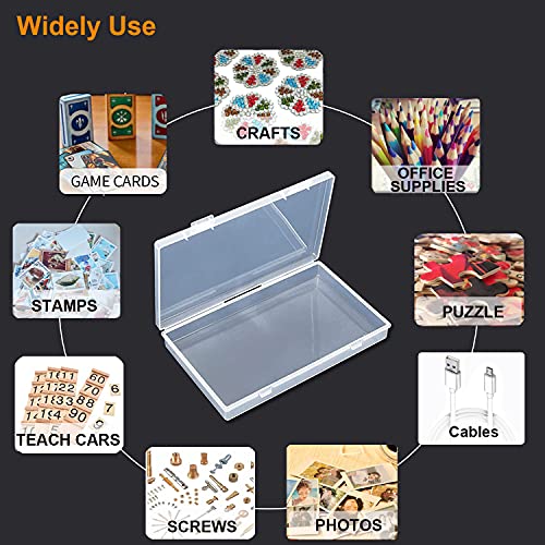 Photo Storage Box, Extra Large Photo Case With 18 Inner Photo Keeper, 4" X 6" Clear Photo Boxes Storage With Lid, Pictures Craft Storage Box, Plastic Organizer Box For Photos Stickers Stamps Seeds #TOP5