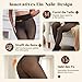 Strumpfhose Damen 2026 Neu Thermostrumpfhosen Gefüttert Fleece Thermoleggings Damen Winter Warm Leggings High Waist Dicke Pantyhose (DE/NL/SE/PL, Alphanumerisch, L, XL, Regular, Regular, Braun)