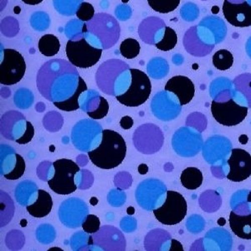 Sleazy Sleepwear Print Mini Miniature Bubbles Sleazy Sheet with Seams On Outside (Medium (44-48 inches))